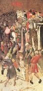 MARTORELL, Bernat (Bernardo) Two Scenes from the Legend of ST.George The Flagellation The Saint Dragged through the City (mk05) oil painting artist